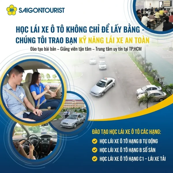Thông tin các khoá học lái xe ô tô