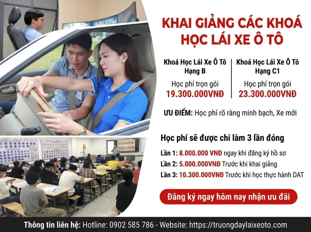 Học lái xe ô tô ở đâu uy tín gần đây 9 truongdaylaixeototphcm-com